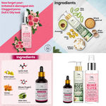 Buy Combo of 3- Body Lotion Avocado 100ml & Rose Water Spray 200ml & Pore Minimizing Face Serum15ml - Purplle