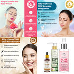 Buy Combo of 3- Body Lotion Avocado 100ml & Rose Water Spray Bottle 200ml & Glow Face Serum 30ml - Purplle