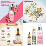 Buy Combo of 3- Body Lotion Avocado 100ml & Rose Water Spray Bottle 200ml & Glow Face Serum 30ml - Purplle