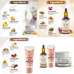 Buy Combo of 3- Glow Face Serum 30ml & De Tan Pack (Ready To Use) 50gm & Lip Sleeping Mask 10G - Purplle