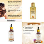 Buy Combo of 2- Almond Oil 100ml & Glow Face Serum 30ml - Purplle