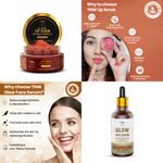 Buy Combo of 2- Lip Scrub 25g & Glow Face Serum 30ml - Purplle