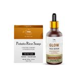 Buy Combo of 2- Potato Rice Soap 100gm & Glow Face Serum 30ml - Purplle