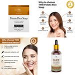 Buy Combo of 2- Potato Rice Soap 100gm & Glow Face Serum 30ml - Purplle