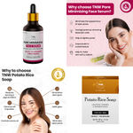 Buy Combo of 2- Potato Rice Soap 100gm & Pore Minimizing Face Serum 15ml - Purplle