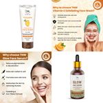 Buy Combo of 2- Vitamin C Exfoliating Face Wash 100ml & Glow Face Serum 30ml - Purplle