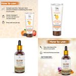 Buy Combo of 2- Vitamin C Exfoliating Face Wash 100ml & Glow Face Serum 30ml - Purplle