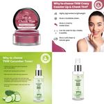 Buy Combo of 2- Crazy Coster Lip Tint 5gm & Cucumber Toner 100ml - Purplle