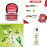 Buy Combo of 2- Tunnel Of Love Lip Tint 5gm & Cucumber Toner 100ml - Purplle