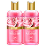 Buy Vaadi Herbals Enchanting Rose & Mogra Shower Gel Value Pack of 2 (300 ml x 2) - Purplle