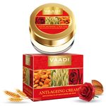 Buy Vaadi Herbals Anti Ageing Cream Almond, Wheatgerm Oil & Rose (30 gm x 3) - Purplle