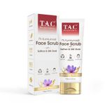 Buy TAC - The Ayurveda Co. 7% Kumkumadi Face Scrub with Saffron & 24K Gold Dust | Radiant & Youthful 100gm - Purplle