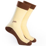 Buy Man Arden The Beige Bae Edition Designer Socks, Casual, Office, Egyptian Premium Cotton Quality, 1 Pair - Purplle