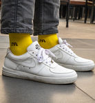 Buy Man Arden The Sunrise Yellow Edition Designer Socks, Casual, Office, Egyptian Premium Cotton Quality, 1 Pair - Purplle