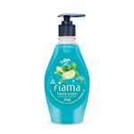 Buy Fiama Fresh Moisturizing hand wash, Peppermint and Green Apple, 400ml - Purplle