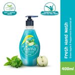 Buy Fiama Fresh Moisturizing hand wash, Peppermint and Green Apple, 400 ml - Purplle