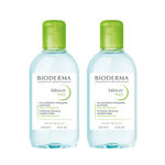 Buy Bioderma Sebium H2O Purifying Micellar Cleansing Water and Makeup Removing Solution for Combination to Oily Skin 250 ml - Pack of 2 - Purplle