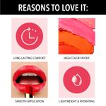 Buy Blue Heaven Velvet Creme Lipstick, Flirty red, 3.5 gm - Purplle