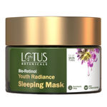 Buy Lotus Botanicals Bio Retinol Youth Radiance Sleeping Mask | Reduces Fights Fine Lines & Nourishes Skin | Preservative Free | For All Skin Types |(50 g) - Purplle