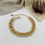 Buy Jewels Galaxy Gold Plated Link Chain Bracelet - Purplle