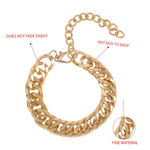 Buy Jewels Galaxy Gold Plated Link Chain Bracelet - Purplle