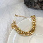 Buy Jewels Galaxy Gold Plated Link Chain Bracelet - Purplle
