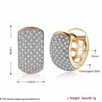Buy Jewels Galaxy Gold-Plated Stone Studded Circular Hoop Earrings - Purplle