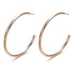 Buy Jewels Galaxy Women Gold-Plated Half Hoop Earrings - Purplle