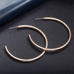 Buy Jewels Galaxy Women Gold-Plated Half Hoop Earrings - Purplle