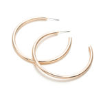 Buy Jewels Galaxy Women Gold-Plated Half Hoop Earrings - Purplle