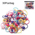 Buy Jewels Galaxy Adorable Floral Multicolour Rubber Band for Women and Girls (Pack of 30) - Purplle