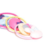 Buy Jewels Galaxy Adorable Floral Multicolour Rubber Band for Women and Girls (Pack of 30) - Purplle