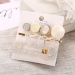 Buy Jewels Galaxy Mesmerizing Pearl Gold Plated Hairclips for Women/Girls - Purplle