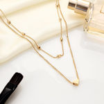 Buy Jewels Galaxy Gold-Plated Layered Necklace - Purplle