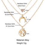 Buy Jewels Galaxy Gold-Plated Layered Necklace - Purplle