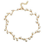 Buy Jewels Galaxy White Gold-Plated Beaded Choker Necklace - Purplle
