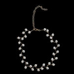 Buy Jewels Galaxy White Gold-Plated Beaded Choker Necklace - Purplle