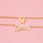 Buy Jewels Galaxy Jewellery For Women Gold Plated Honey Layered Necklace - Purplle