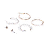 Buy Jewels Galaxy Set of 32 Gold-Plated Contemporary Studs Earrings - Purplle