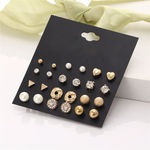 Buy Jewels Galaxy Gold-Toned Contemporary Studs Earrings - Purplle