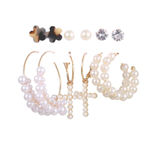Buy Jewels Galaxy Jewellery For Women Gold-Toned Gold Plated Earrings Combo - Purplle