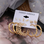 Buy Jewels Galaxy Gold Plated Hoops Earrings Combo For Women/Girls - Purplle