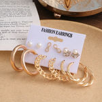 Buy Jewels Galaxy Gold Plated Hoops Earrings Combo For Women/Girls - Purplle