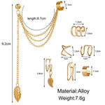 Buy Jewels Galaxy Jewellery For Women Gold Plated Earcuffs Combo - Purplle
