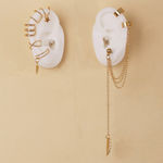 Buy Jewels Galaxy Jewellery For Women Gold Plated Earcuffs Combo - Purplle