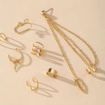 Buy Jewels Galaxy Jewellery For Women Gold Plated Earcuffs Combo - Purplle