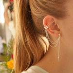 Buy Jewels Galaxy Jewellery For Women Gold Plated Earcuffs Combo - Purplle