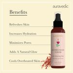 Buy Auravedic Kumkumadi face toner for glowing skin with Kumkumadi tailam face toner for pores tightening with kumkumadi face oil for glowing skin . 100ml - Purplle