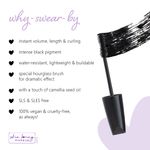 Buy Plum Eye-Swear-By Volume Mascara | Lightweight & Buildable Formula | 100% Vegan & Cruelty Free | 01 Black - Purplle
