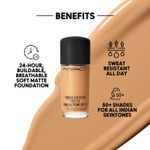 Buy Mini Mac Studio Fix Fluid Foundation NC35 - Purplle